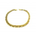 BRACCIALE UOMO CATENA IN ORO GIALLO 18 KT