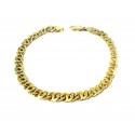 BRACCIALE UOMO CATENA IN ORO GIALLO 18 KT