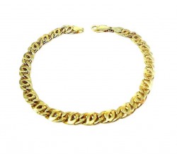 BRACCIALE UOMO CATENA IN ORO GIALLO 18 KT