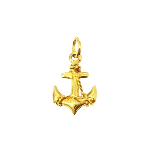 18 KT GELBGOLD Halskette ANHÄNGER NOCH TRIBUT