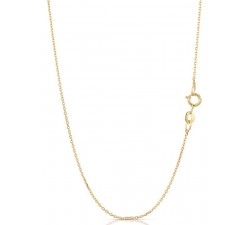 CIONDOLO PENDENTE LETTERA INIZIALE O IN ORO GIALLO 18 KT + COLLANA IN OMAGGIO