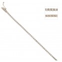 BRACCIALE TENNIS IN ORO BIANCO 18KT CON ZIRCONI BIANCHI