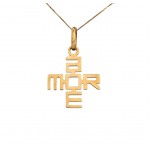 COLLANA VENEZIANA IN ORO GIALLO 18 KT CON CROCE