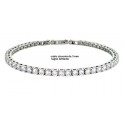 BRACCIALE TENNIS UNISEX IN ARGENTO RODIATO ORO BIANCO CON ZIRCONI