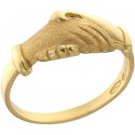 ANELLO UNISEX SANTA RITA IN ORO GIALLO 18 KT