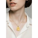 COLLANA CON GESU'CRISTO IN ORO GIALLO 18 KT