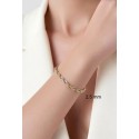 BRACCIALE UOMO FUNE CORDA ORO GIALLO E BIANCO 18 KT