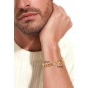BRACCIALE UOMO CATENA IN ORO GIALLO 18 KT