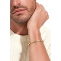 BRACCIALE UOMO CATENA CON GRECA IN ORO GIALLO 18 KT