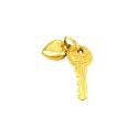 18 KT OR JAUNE COLLIER PENDENTIF TOUJOURS HOMMAGE