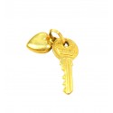 18 KT OR JAUNE COLLIER PENDENTIF TOUJOURS HOMMAGE