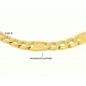 BRACCIALE NODO IN ORO GIALLO E BIANCO 18 KT