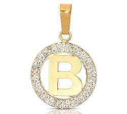 CIONDOLO LETTERA G CORSIVO IN ORO GIALLO 18 KT + COLLANA LACCIO IN OMAGGIO