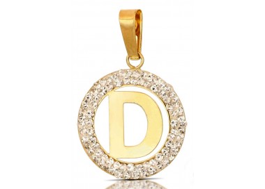 CIONDOLO LETTERA G CORSIVO IN ORO GIALLO 18 KT + COLLANA LACCIO IN OMAGGIO