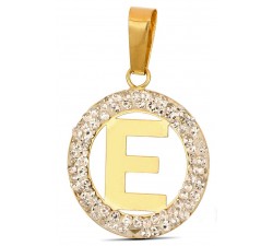 CIONDOLO LETTERA G CORSIVO IN ORO GIALLO 18 KT + COLLANA LACCIO IN OMAGGIO