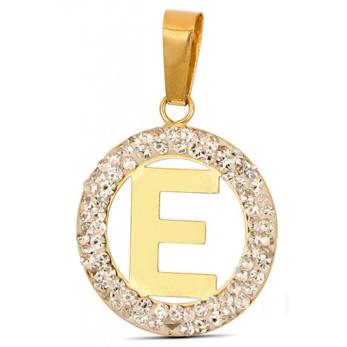 CIONDOLO LETTERA G CORSIVO IN ORO GIALLO 18 KT + COLLANA LACCIO IN OMAGGIO