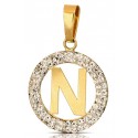 CIONDOLO LETTERA G CORSIVO IN ORO GIALLO 18 KT + COLLANA LACCIO IN OMAGGIO