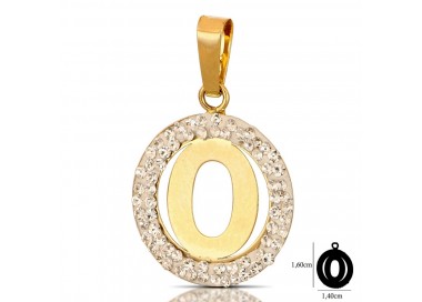 CIONDOLO LETTERA G CORSIVO IN ORO GIALLO 18 KT + COLLANA LACCIO IN OMAGGIO
