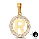 CIONDOLO LETTERA G CORSIVO IN ORO GIALLO 18 KT + COLLANA LACCIO IN OMAGGIO