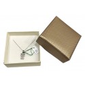 COLLANA DA DONNA IN ORO BIANCO 18 KT CON CIONDOLO BEBE' CON ZIRCONI