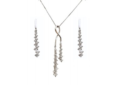 COLLANA SAN PIO IN ORO GIALLO E BIANCO 18 KT + COLLANA LACCIO IN OMAGGIO