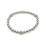 BRACCIALE UNOAERRE CON ARGENTO E CRISTALLI ROSA