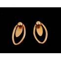 Earrings IN 18KT yellow gold for BABY GIRL