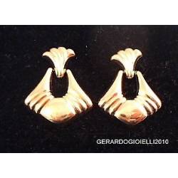 ORECCHINI PENDENTI IN ORO GIALLO 18 KT