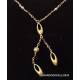 COLLANA IN ORO GIALLO18KT CON SFERE ORO BIANCO