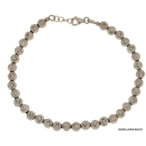 BRACCIALE UNISEX IN ORO BIANCO 18 KT