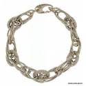 BRACCIALE CATENA DA DONNA IN ORO BIANCO 18 KT