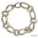 BRACCIALE CATENA IN ORO BIANCO 18 KT DA DONNA