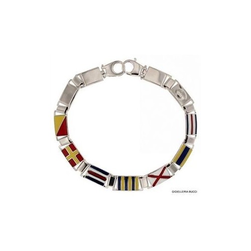 BRACCIALE DA UOMO IN ORO BIANCO 18 KT