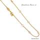 COLLANA IN ORO BIANCO 18 KT CON ZIRCONI BIANCHI MODELLO TIFFANY UNISEX