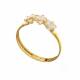 ANELLO TRILOGY DA DONNA IN ORO BIANCO 18 KT CON ZIRCONE