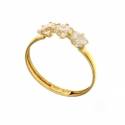 ANELLO TRILOGY DA DONNA IN ORO BIANCO 18 KT CON ZIRCONE