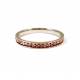 UNOAERRE WEDDING RING RING IN SILVER WITH PINK CRYSTALS