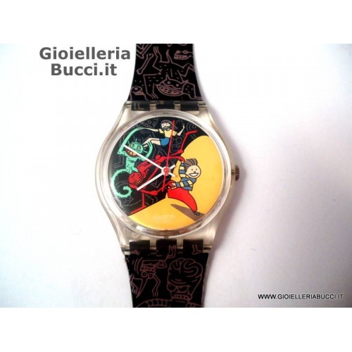 OROLOGIO SWATCH DA COLLEZIONE JUGLE TANGLE 1997 NUOVO - Gioielleria Bucci