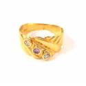 ANELLO DA DONNA IN ORO GIALLO 18 KT CON ZIRCONI