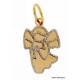 CIONDOLO ANGELO IN ORO GIALLO E BIANCO18 KT + COLLANA LACCIO OMAGGIO