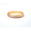 WEDDING RING RING IN yellow and white gold 18 KT MODEL GARCIA