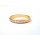 ANELLO FEDE DIANA IN ORO GIALLO E BIANCO 18 KT MODELLO GIRELLA