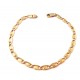 BRACCIALE CATENA DA UOMO IN ORO GIALLO 18 KT