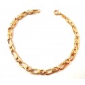 BRACCIALE CATENA IN ORO GIALLO 18 KT