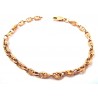 BRACCIALE CATENA MARINARA MARINA IN ORO GIALLO 18 KT